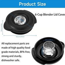 Blender Jar Lid Cover Lid w/ Cap for Oster 124461-000-000 178891-000-000 Blender