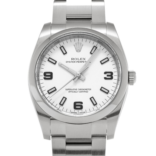 ROLEX Oyster Per Petal 34 114200 white WATCH 726832