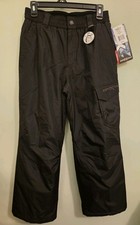 Zero Xposur Boys LARGE 14-16 Snow Ski Pants BLACK L57000 OB26