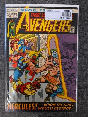 The Avengers #99 (Marvel May 1972) - Bagged And Boarded