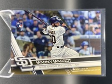 Manny Margot 2017 Topps Series 2 0824/2017 Gold Rookie Card #401 Padres