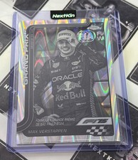 2025 Topps Chrome F1 Max Verstappen B&W Ray Wave Refractor Driver of the Day 142