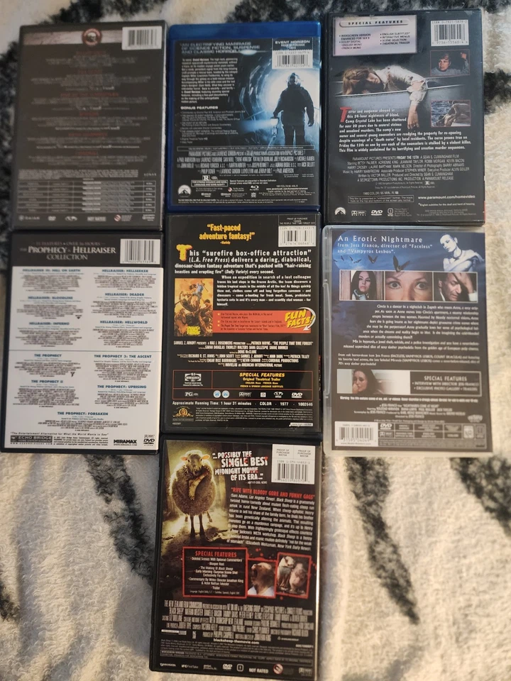 22 Horror Movie Bundle Bluray DVD Legends+ Rare Friday The 13th  Hellraiser More - Image 2 of 2