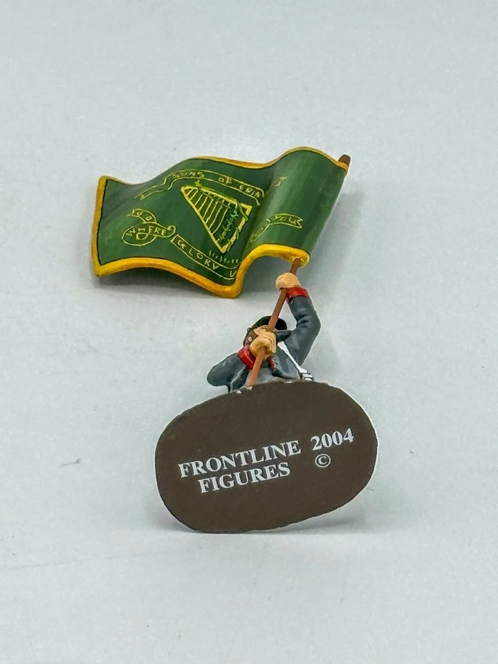 FIGURAS FRONTLINE A.C.C.6. GUERRA CIVIL 10º Tennessee Irish Regt Bearer & Officer - Imagem 4 de 4