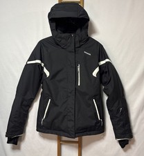 Rossignol Youth Large Unisex Hooded Ski Jacket Black insulated