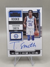 TERQUAVION SMITH 2023-24 CONTENDERS #145 ROOKIE TICKET AUTOGRAPH RC - 76ers 
