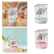 Automatic Bird Feeder No Mess Easy to Clean Bird Cage Accessories Bird Cage