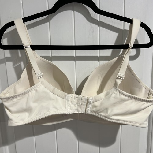 Sujetador Cacique Simplemente Sin Alambres Comodidad Sumergible Forrado Soporte Lane Bryant Blanco 38D - Imagen 6 de 15
