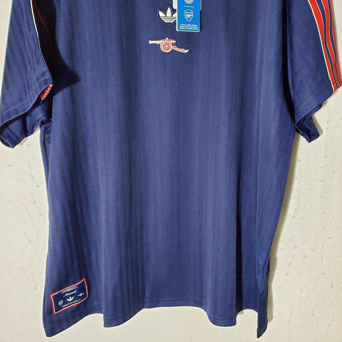 Arsenal Jersey Mens XL Blue Premier League Soccer Adidas Originals