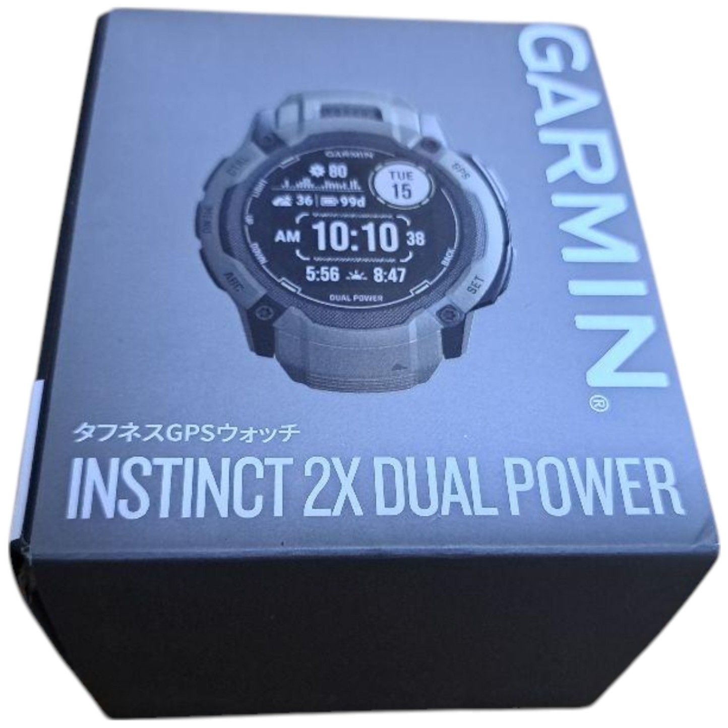 Garmin Instinct 2X Dual Power GPS Watch Moss Green Outdoor Ready