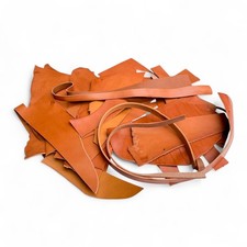 2 lbs Veg Tan English Tan Bridle Leather Scraps, Full Grain, Wickett  Craig