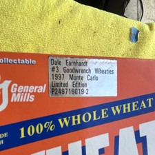 1997 Wheaties Dale Earnhardt 3 Goodwrench Monte Carlo Limited Edition Box
