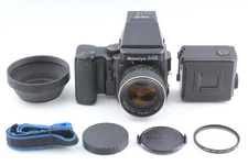 w/ Hood [ Near MINT ] MAMIYA 645 Pro AE Finder Film Camera 80mm f1.9 Lens JAPAN