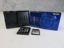 Canon camera PowerShot ELPH 190 IS 20MP Blue Digital Camera Charger SD Tested