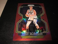 EMMA MEESSEMAN SIGNED AUTOGRAPHED 2022 PANINI PRIZM RED WNBA CARD #123-SP 39/199