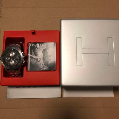 Hamilton Khaki X-Wind H77616533 Auto Chrono 44mm Silver Black Dial Herrenuhr