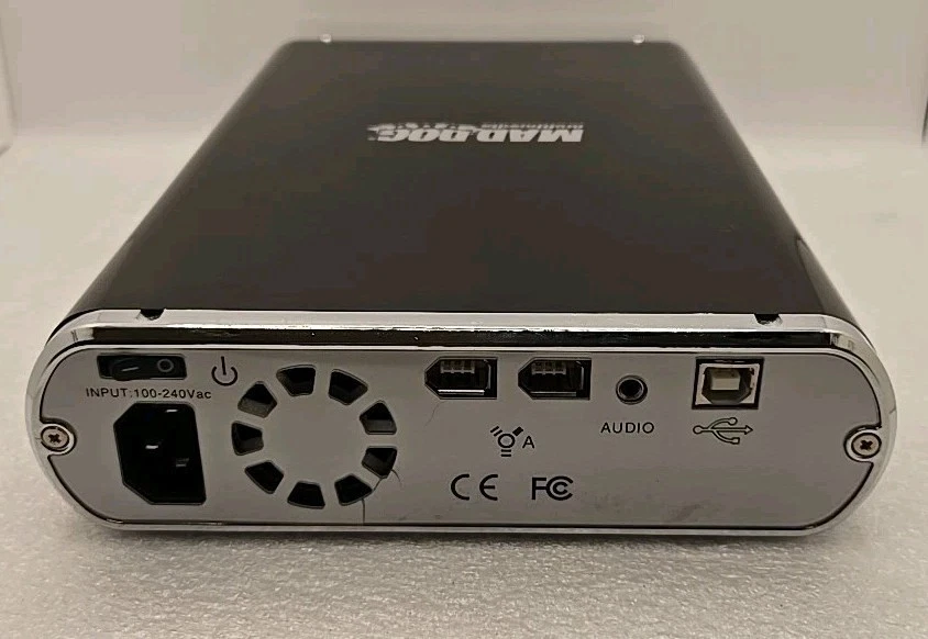 MAD DOG MULTIMEDIA external DVD-RW DRIVE - (Untested) Powers on Fan Runs  - Image 4 of 4