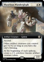 Illustrious Wanderglyph (Extended Art) #21 Commander: The Lost Caverns of Ixalan