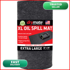 Drymate Xl Oil Spill Mat 36 X 59 Premium Absorbent Oil Pad Reusable Washable