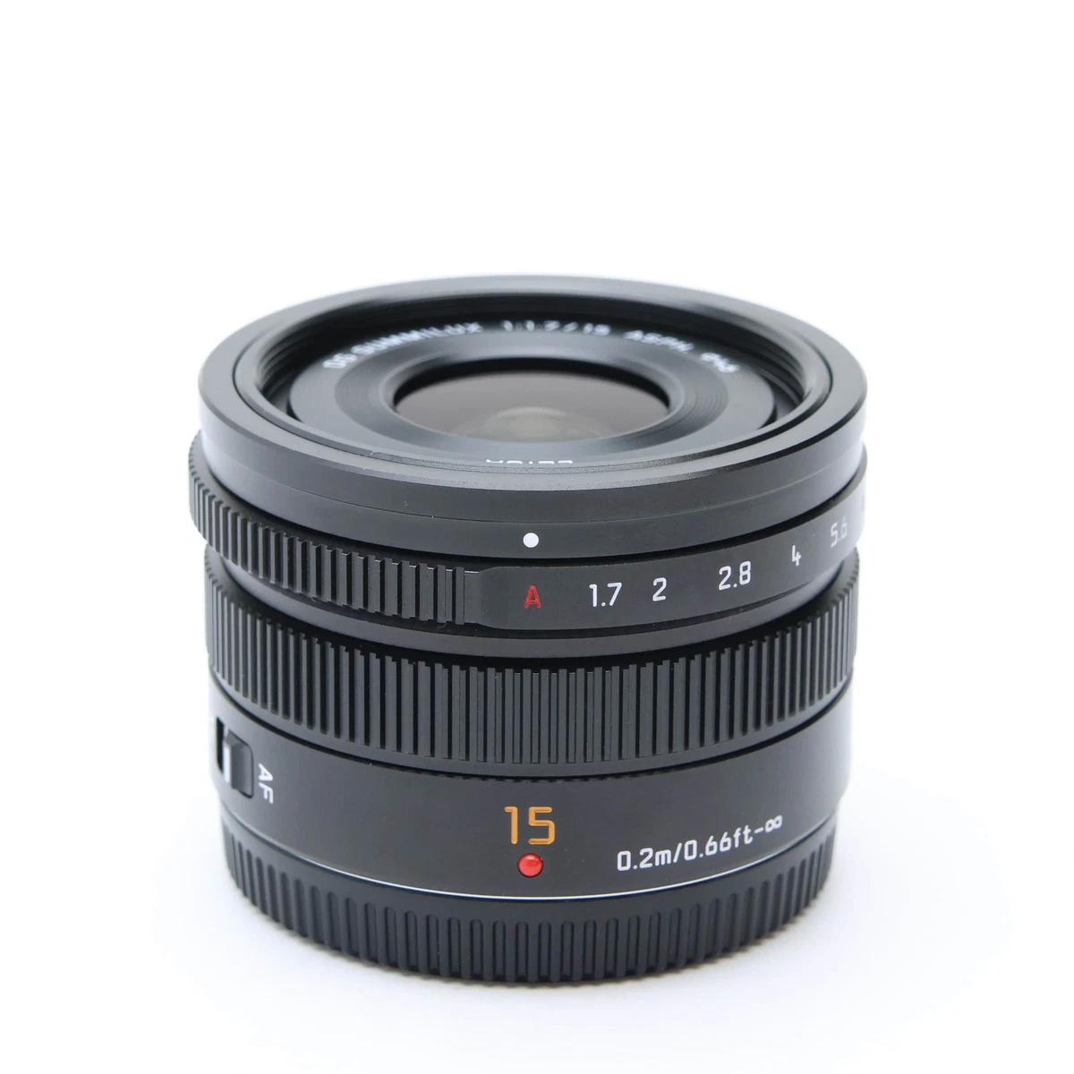 Panasonic 15mm f/1.7 単焦点レンズ Amazon.com : Panasonic H-X015-K Monofocal Wide Angle Lens for