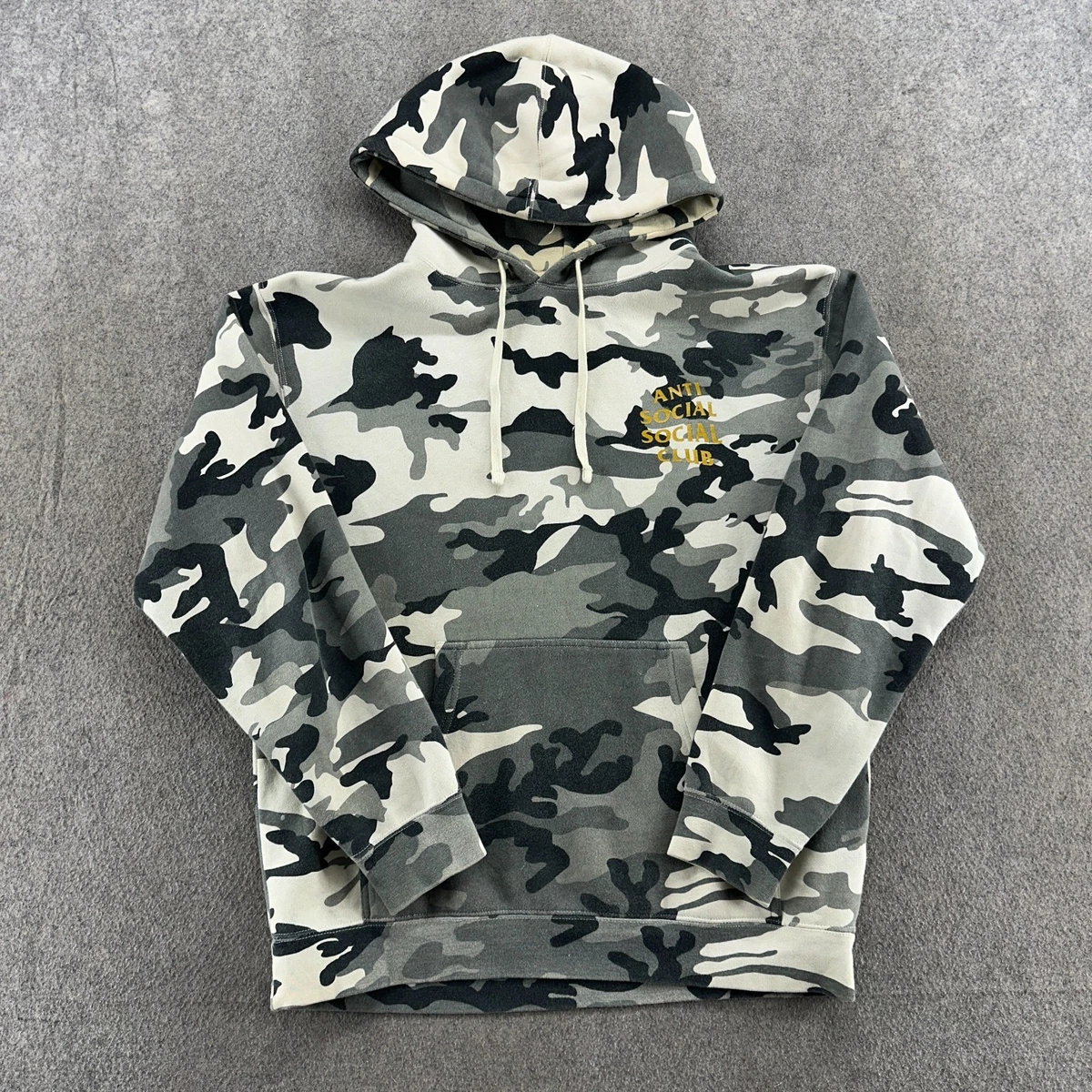 Anti Social Social Club Gray Regular Size Hoodies & Sweatshirts
