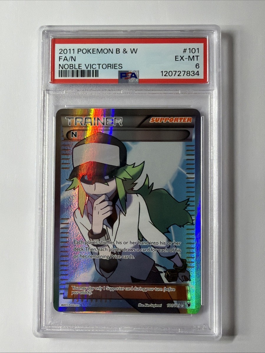 n pokemon card full art N's Resolve (Full Art) - SM main image 0