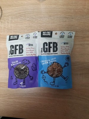 2 Of Gluten Free Cookie Bites, Choco Chip and Fudge Brownie Cookie  4 oz (113 g)