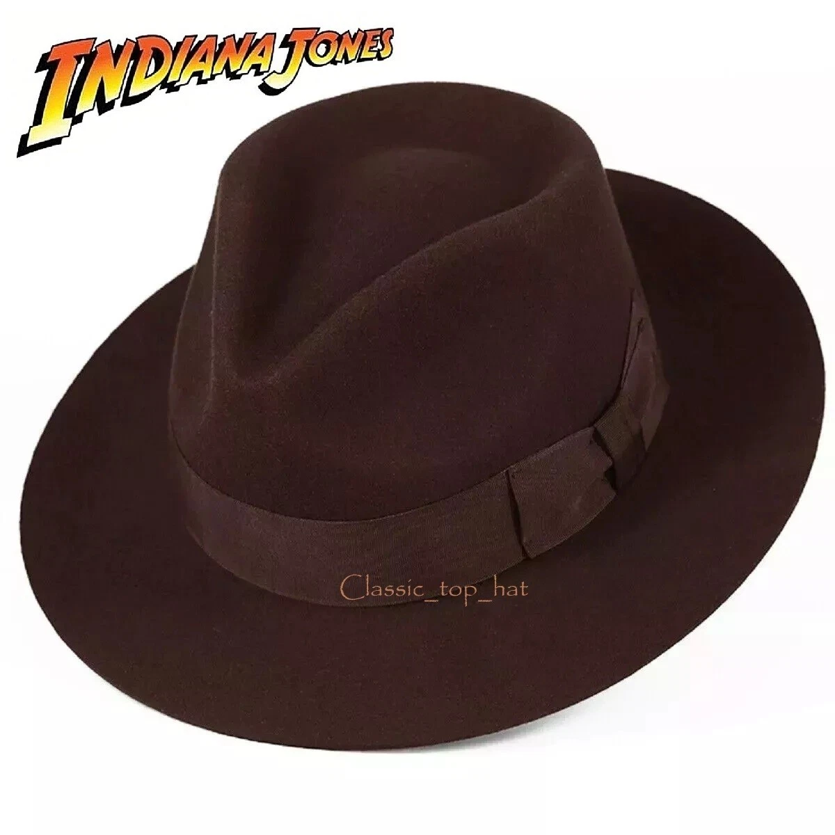 Cappello Fedora In Lana Stropicciabile Personalizzato: Stile Indiana Jones Anni '40 - Italia - Foto 7