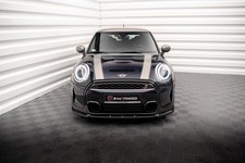 Maxton Design Frontlippe V.2 passend f&uuml;r Mini Cooper S F56 FL schwarz Hochglanz