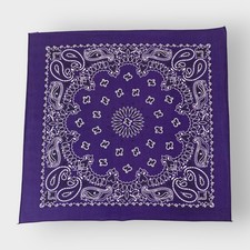 Vtg Hav a Hank Bandana 15187  Cotton Purple  USA  RHB58  Rancher Rodeo Biker