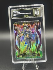 2024 Panini Select - Concourse Jayden Daniels #26 Black & Green Shock Prizm (RC)