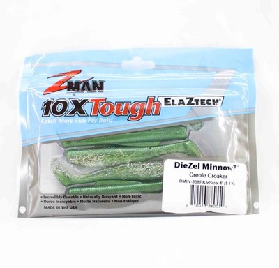 Zman Soft K�der Diezel MinnowZ 4 Zoll 5/Pack Creole Croaker (0559)