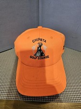 Chipeta Golf Course 20th Anniv. Orange Adjustable Hook & Loop Hat One Size