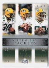 2002 Upper Deck Honor Roll #71 Ahman Green / Brett Favre / Terry Glenn T3