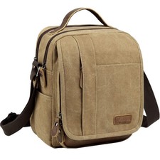 Messenger Bag Small, Canvas Water Resistant Crossbody Shoulder Bag Purse for ...