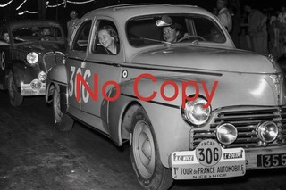 PEUGEOT 203 RALLYE TOUR DE FRANCE AUTOMOBILE 1951 ........ PHOTO (20x30 CM)