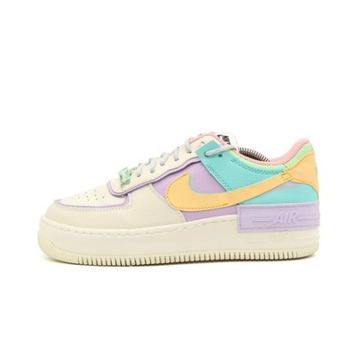 Nike Damen Air Force 1 Shadow Schuh Multicolor Pastell Details Sneaker EU 41