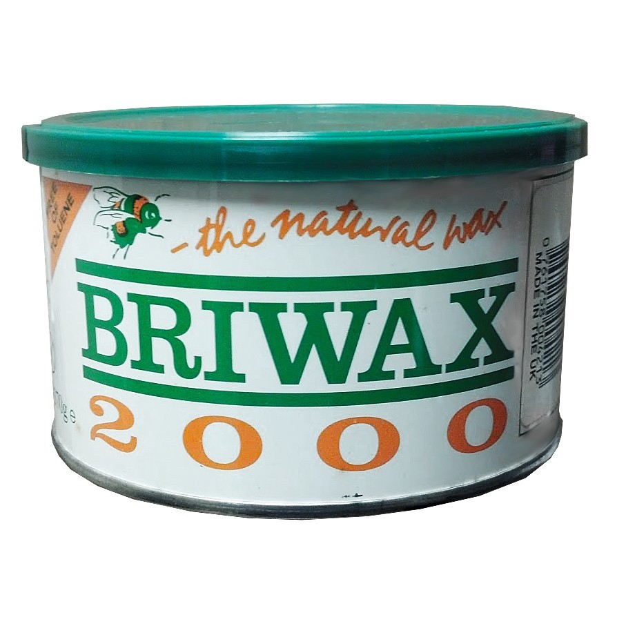 16 Oz Toluene Free Rustic Pine Furniture Wax by Briwax, Cleans Stains & Polishes