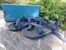 NWT Mens Stepped Navy Blue Chaco ZClassic Sandals, 13