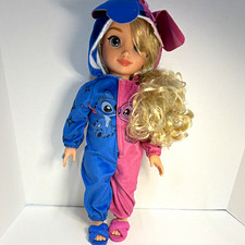 Disney ily 4ever Lilo  Stitch 18" Doll Stitch  Angel Outfit pajamas Shoes