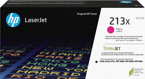 Toner HP 213X magenta haute capacité pour 3500 pages LaserJet