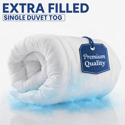 SINGLE Quilt Duvet Tog Sommer Hotel Qualität Bettdecken - BRANDNEU - IM ANGEBOT 50% RABATT