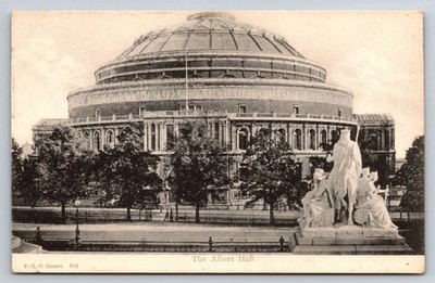 The Albert Hall London England F.G.O. Stuart Printed in Germany Postcard
