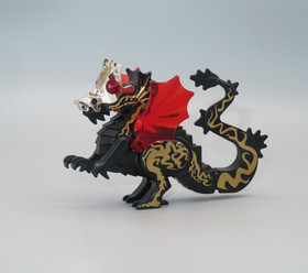 Genuine Lego Oriental Dragon black gold red wings 7419 Adventurers minifigure