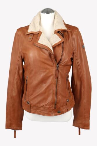 Gipsy Damen Jacke Gr. 36 (S) Braun Leder Jacke Einfache Jacke Jacke