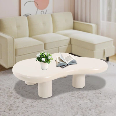 Home Side Table, Office End Table, 120*79*30cm Freestanding Cloud Coffee Table - Bild 1 von 4