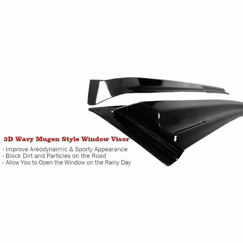 For Lexus GS350 GS450h 2013+ JDM Mugen Style Window Visor Rain Guard Deflector - Picture 5 of 10
