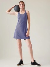 Athleta Blue Ultimate Ease Dress. Medium 