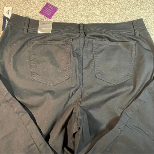 Lane Bryant genius fit skinny jeans black size 22 - Picture 5 of 7