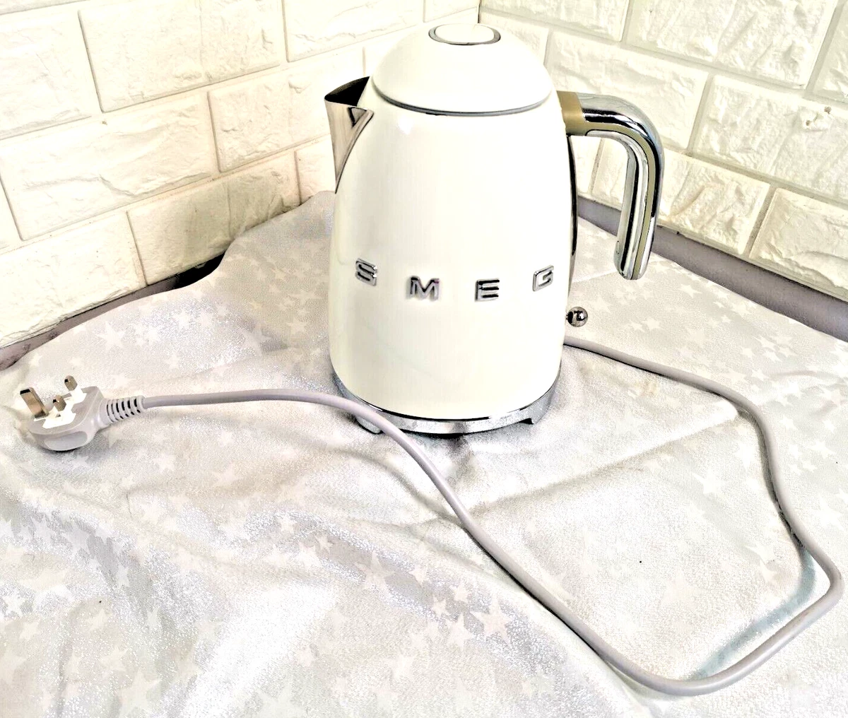 Smeg retro whistling kettle cream - Kloppers